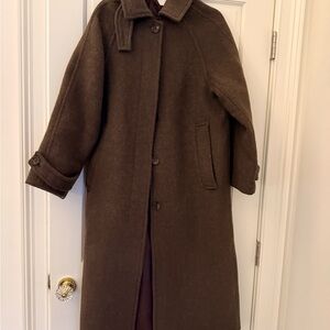 H&M Luxury Line Brown Wool Coat